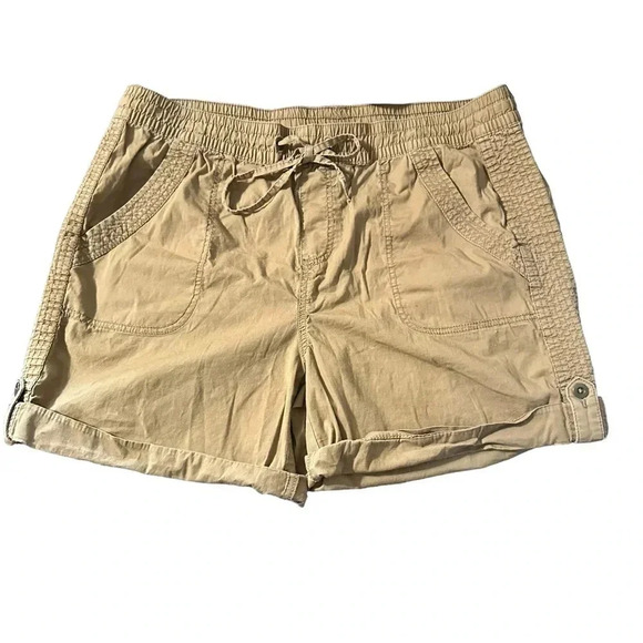 Dip women's size 16W tan shorts - Picture 1 of 4